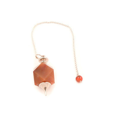 Multi-Corner Pendulum- Carnelian