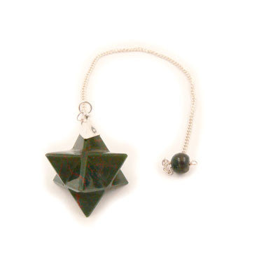Merkaba Pendulum- Blood Stone