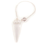 12 Sided Pendulum- Crystal