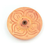 Incense Holder- Disk Carved Incense Holder