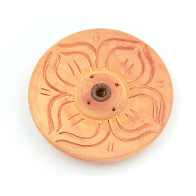 Incense Holder- Disk Carved Incense Holder