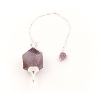 Multi-Corner Pendulum- Amethyst