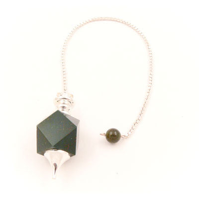 Multi-Corner Pendulum- Blood Stone