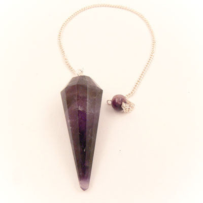 12 Sided Pendulum- Amethyst