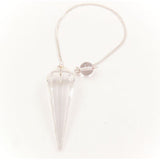 12 Sided Pendulum- Crystal