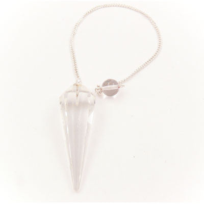 12 Sided Pendulum- Crystal