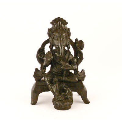 Ganesh- Seated on Bench Resin Statue