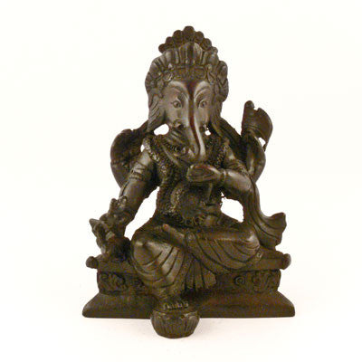 Ganesh- Seated Medium Resin Statue